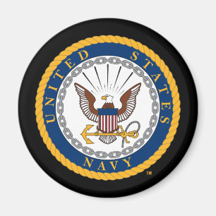USA:s flotta Emblem i flottan Magnet