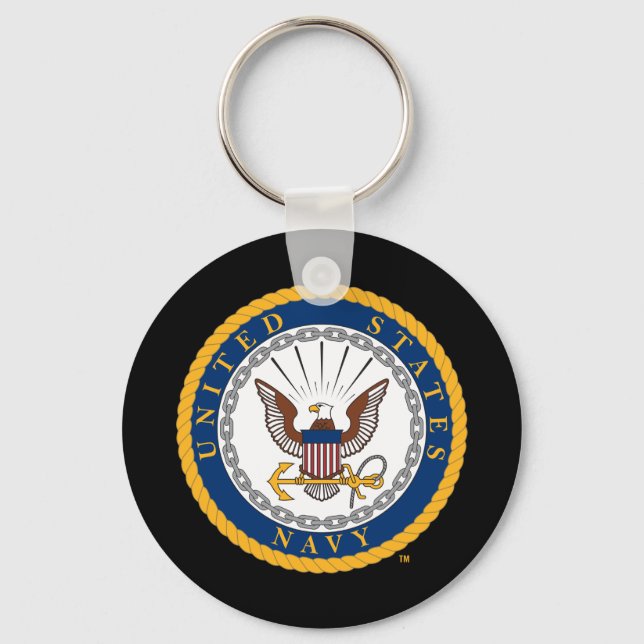 USA:s flotta | Emblem i flottan Nyckelring (Framsida)