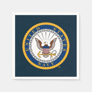 USA:s flotta Emblem i flottan Pappersservett