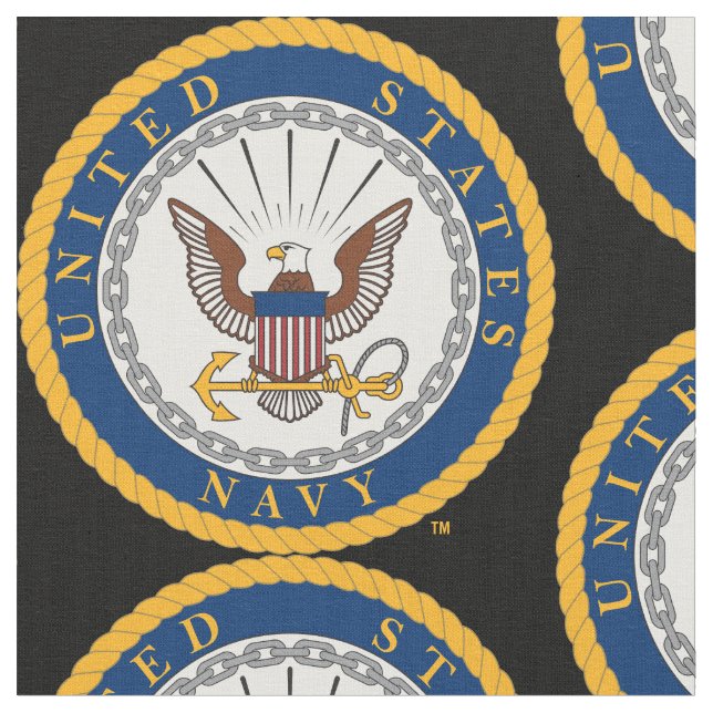 USA:s flotta | Emblem i flottan Tyg (Närbild)