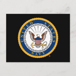 USA:s flotta   Emblem i flottan Vykort