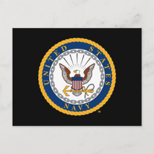 USA:s flotta   Emblem i flottan Vykort