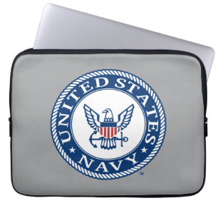 USA:s flotta Tunga Alt Emblem Laptop Fodral