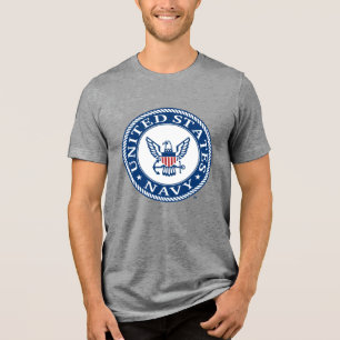 USA:s flotta Tunga Alt Emblem T Shirt