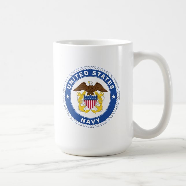 USA:s flotta | Vapensköld för ombud Kaffemugg (Höger)