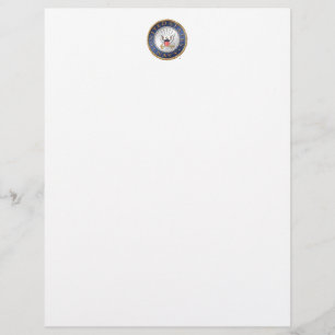 USA:s flottans Letterhead