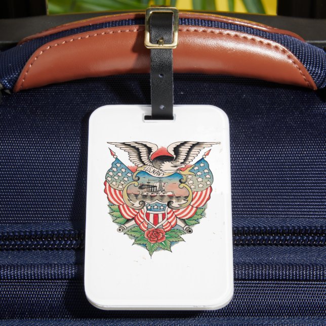USA:s flotttattoo Bagagebricka (Framsida Insitu 2)