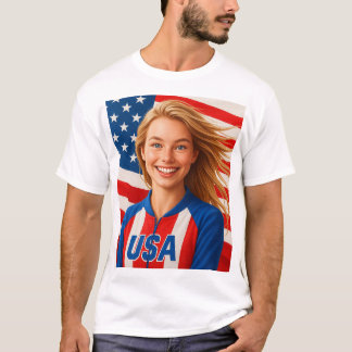 USA:s för manar grafiktest T Shirt