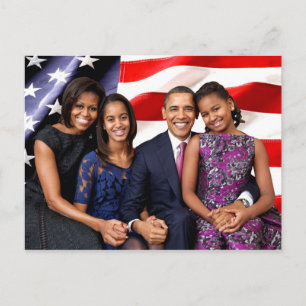 USA:s första familj - Obamas Vykort