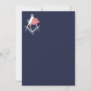 USA:s freemasonry-symbol Inbjudningar