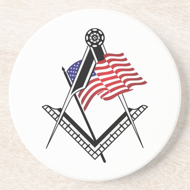USA:s freemasonry-symbol Underlägg (Framsidan)