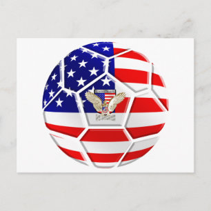 USA:s gåvor av typen United Stater Soccer Ball til Vykort