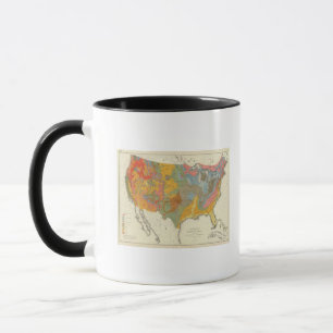 USA:s geologiska Karta Mugg