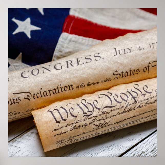 USA:s grunddokument Poster (Framsidan)