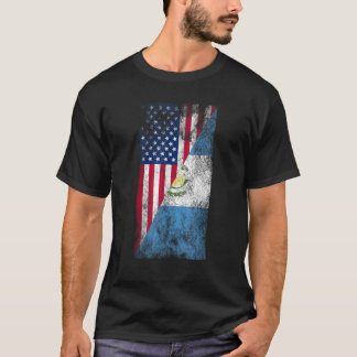 USA:s guatemalanska Flaggor USA:s Guat T Shirt