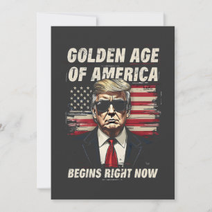 USA:s gyllene ålder börjar nu Trump 4:e Meddelande