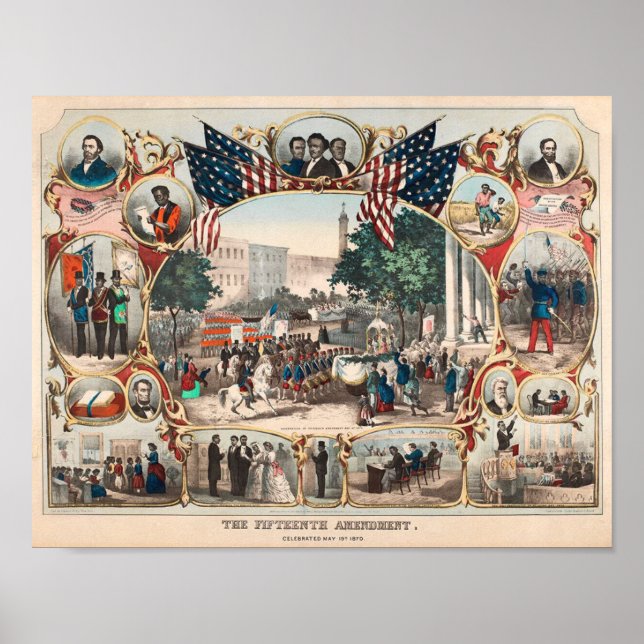 USA:s historia: Femtonde ändringen Poster (Framsidan)