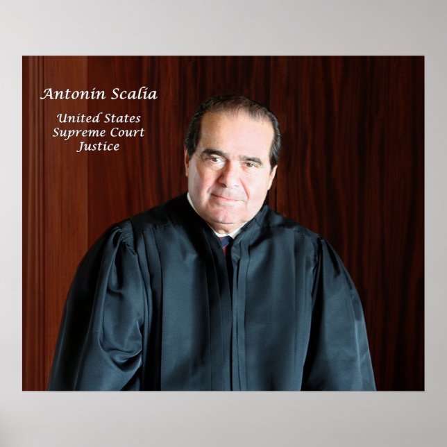 USA:s högsta domstol Antonin Scalia Poster (Framsidan)