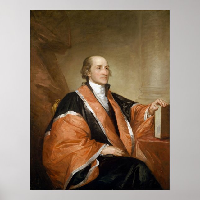 USA:s högsta domstol John Jay av Gill Stuart Poster (Framsidan)