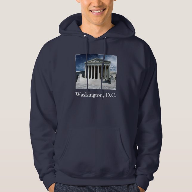 USA:s högsta domstol vuxen hoodie sweatshirt (Framsida)