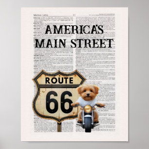 USA:s huvudgata 66 Poster