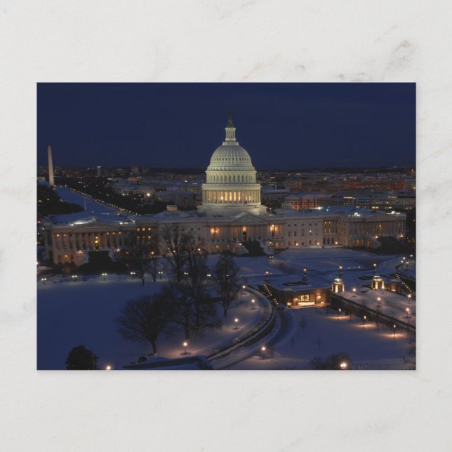 USA:s Kapitolium, Washington, DC Vykort (Framsida)