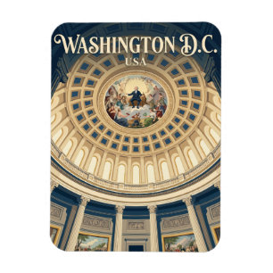 USA:s Kapitoliums rotunda Magnet