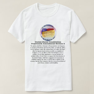 USA:s konstitution Fjortonde ändringsavsnitt 3 T Shirt