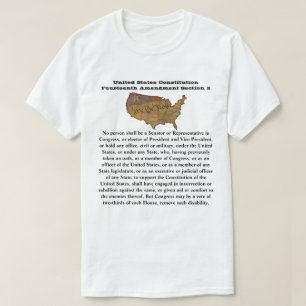 USA:s konstitution Fjortonde ändringsavsnitt 3 T Shirt