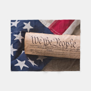 USA:s konstitution Fleecefilt