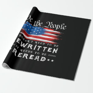 USA:s konstitution för Flagga måste läsas om Presentpapper
