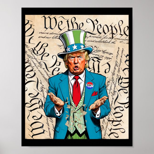 USA:s konstitution måste läsas om 1 Poster (Framsidan)