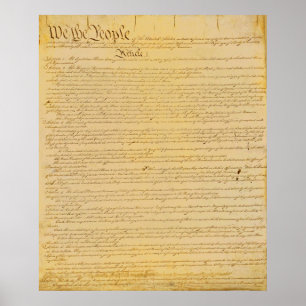 USA:s konstitution Poster