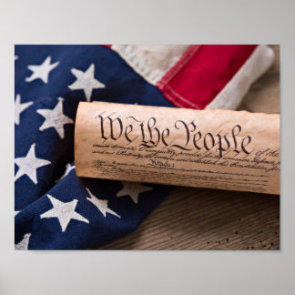 USA:s konstitution Poster