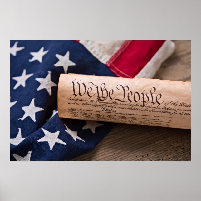 USA:s konstitution Poster (Framsidan)