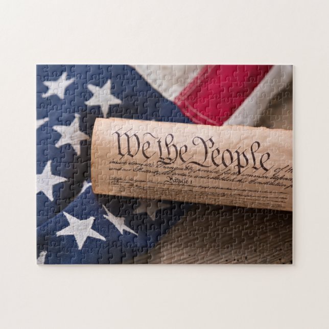 USA:s konstitution Pussel (Horisontell)
