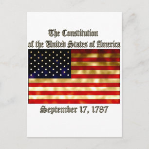 USA:s konstitution Vykort