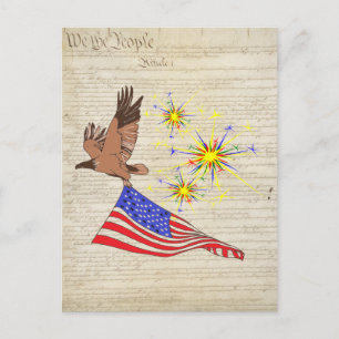 USA:s konstitution Vykort