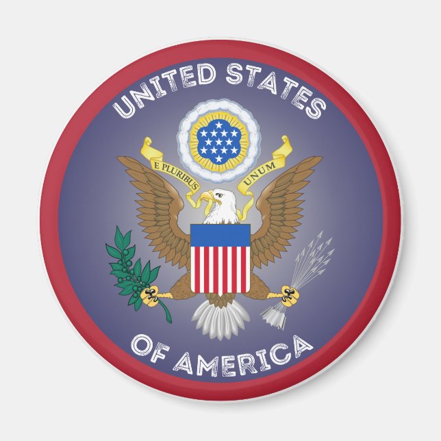 USA:s kulturarvsemblem Magnet (Framsidan)
