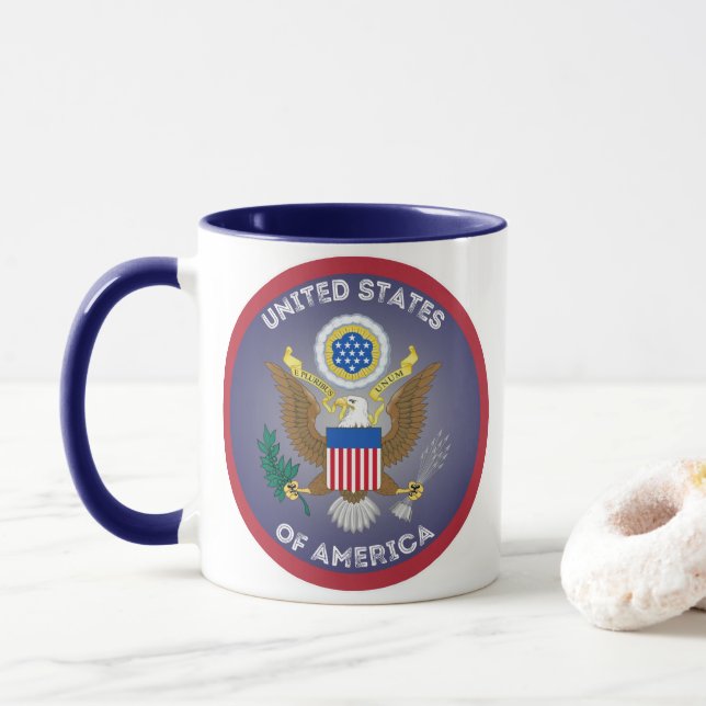 USA:s kulturarvsemblem Mugg (Med munk)
