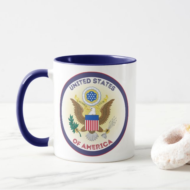 USA:s kulturarvsemblem Mugg (Med munk)