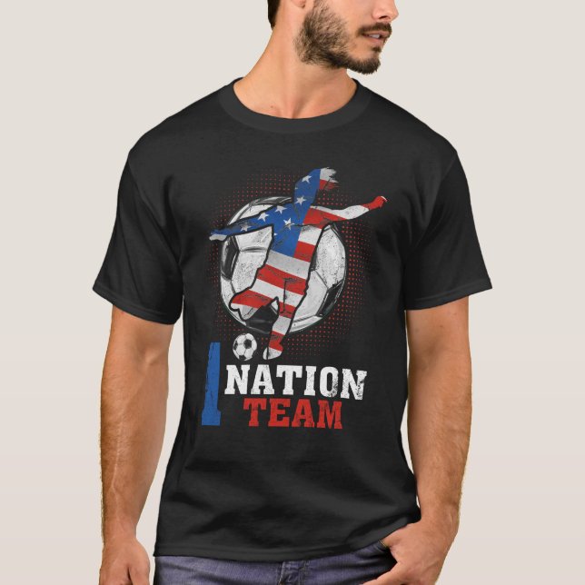 USA:s kvinnofotbollslag Spelare Big Fläkt #1 Natio T Shirt (Framsida)