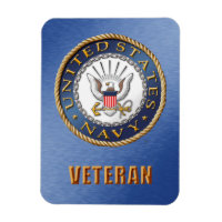 USA:s marina veteran Flexible Photo Magnet