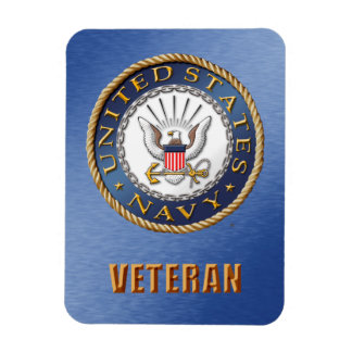 USA:s marina veteran Flexible Photo Magnet