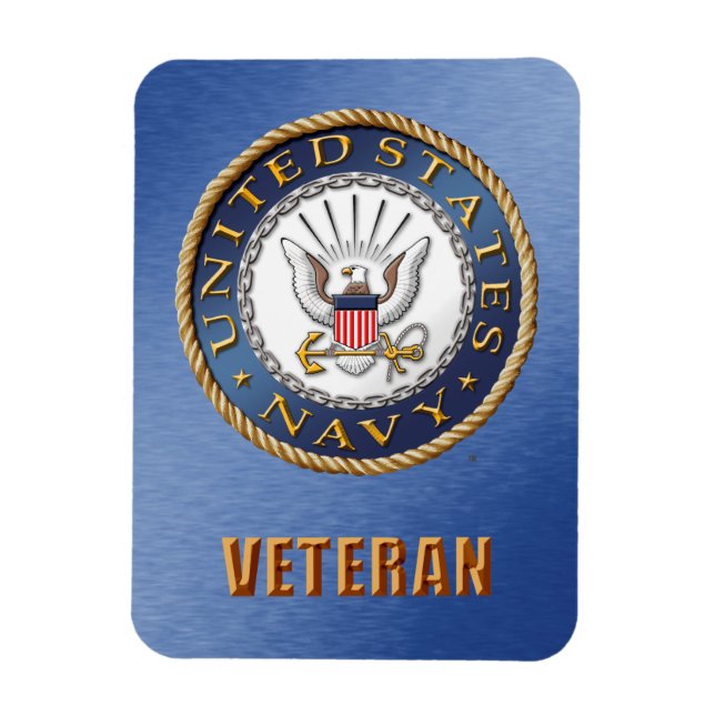 USA:s marina veteran Flexible Photo Magnet (Vertikal)