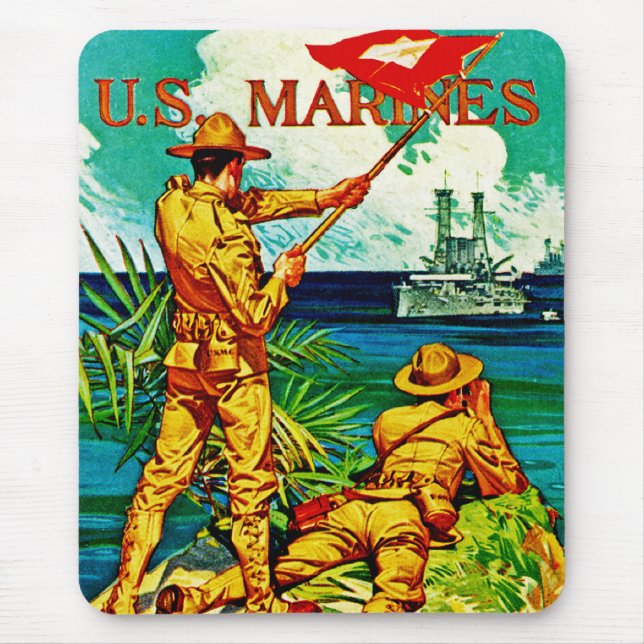 USA:s Marines ~ Signal Flagga Musmatta (Framsidan)