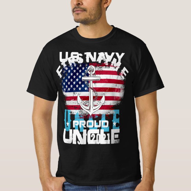 USA:s marinprofeter, farbror T-shirt (Framsida)