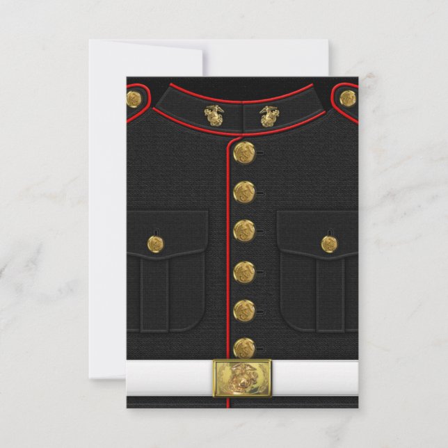 USA:s marinsoldater: USMC Dress Uniform [3D] OSA Kort (Framsida)