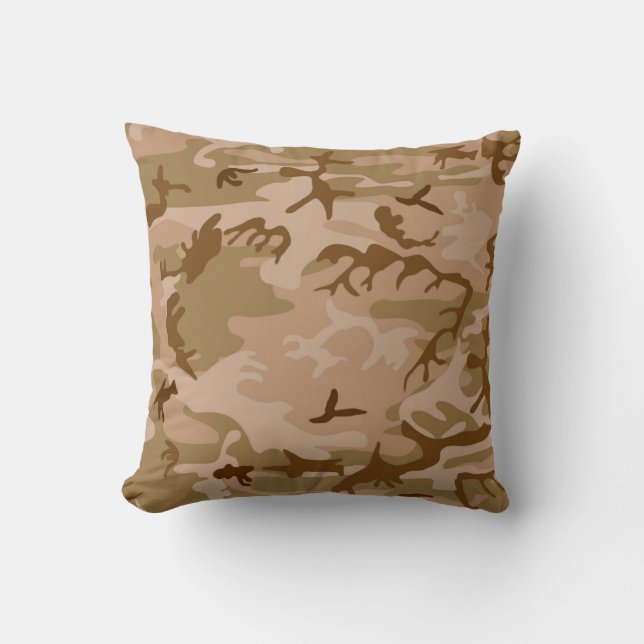 USA:s militära Desert Sand Camo Pillow Kudde (Framsida)