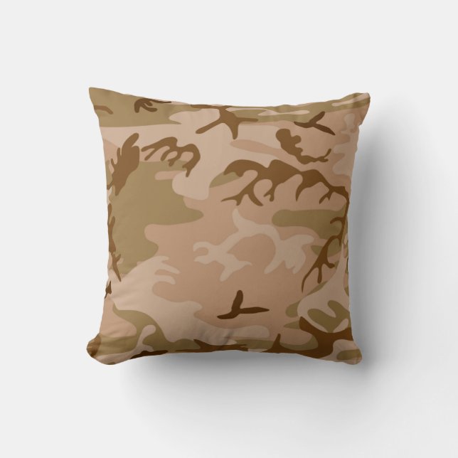 USA:s militära Desert Sand Camo Pillow Kudde (Framsida)